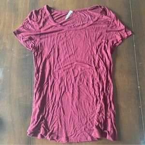 Maroon Casual Tee